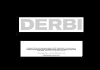 Bedienungsanleitung Handbuch Derbi Senda DRD Pro